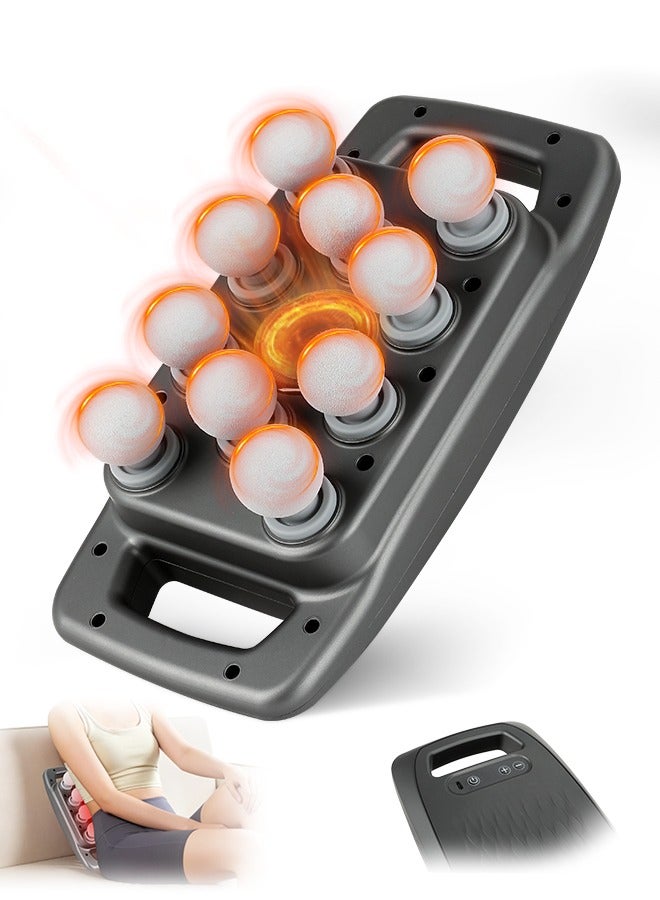 Sunbath Massage Gun, 10 Head Massge Gun, Fascia Muscle Massager, Deep Tissue Percussion Massager, Electric Massage with 9 Modes & Levels for Back Shoulders Legs Foot, Body Muscle Pain Relief Muscle Relaxation - Image 1